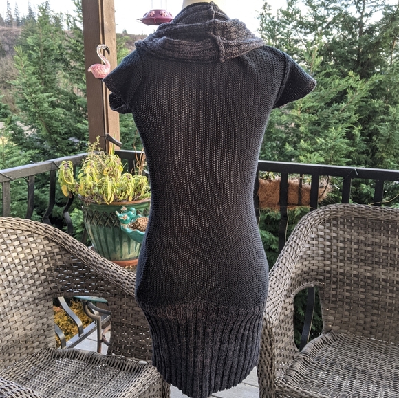 Cowl Neck Mini Dress - Picture 4 of 7